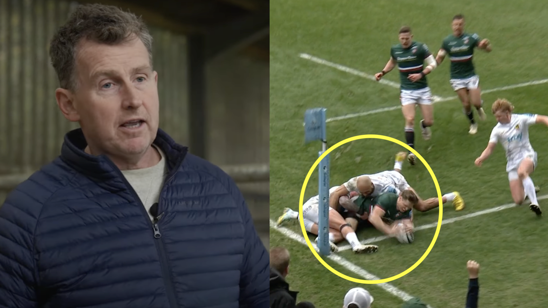 Nigel Owens gives his take on controversial Exeter call