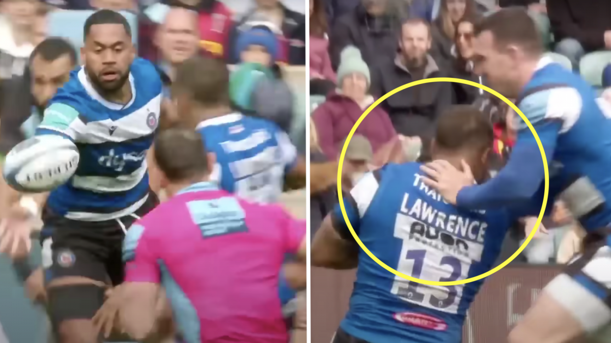 England's dream 212kg back line duo link up for Bath try | Rugby Onslaught