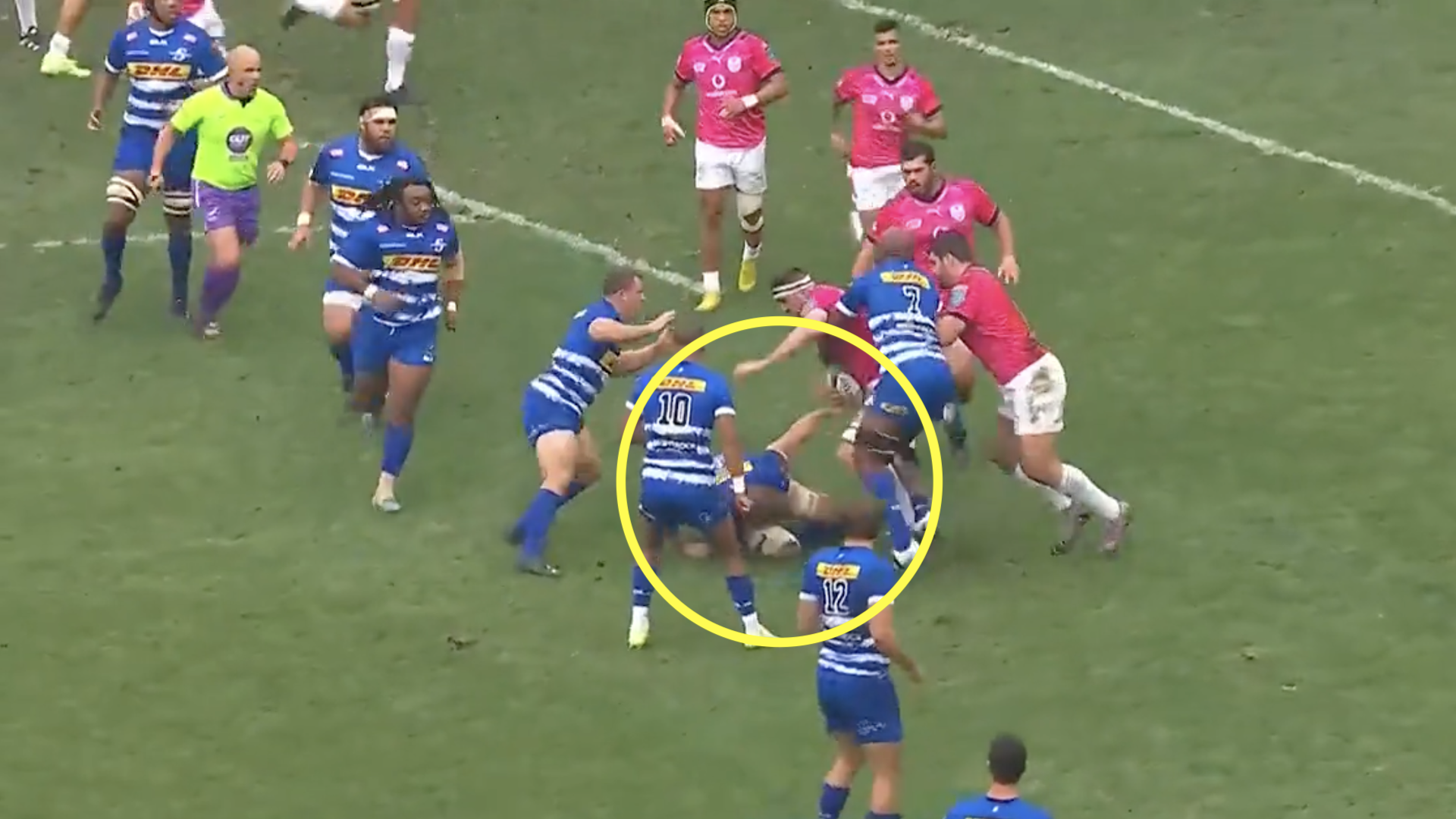 Woeful tackle technique results in Bok sensation getting smashed by 112kg rival
