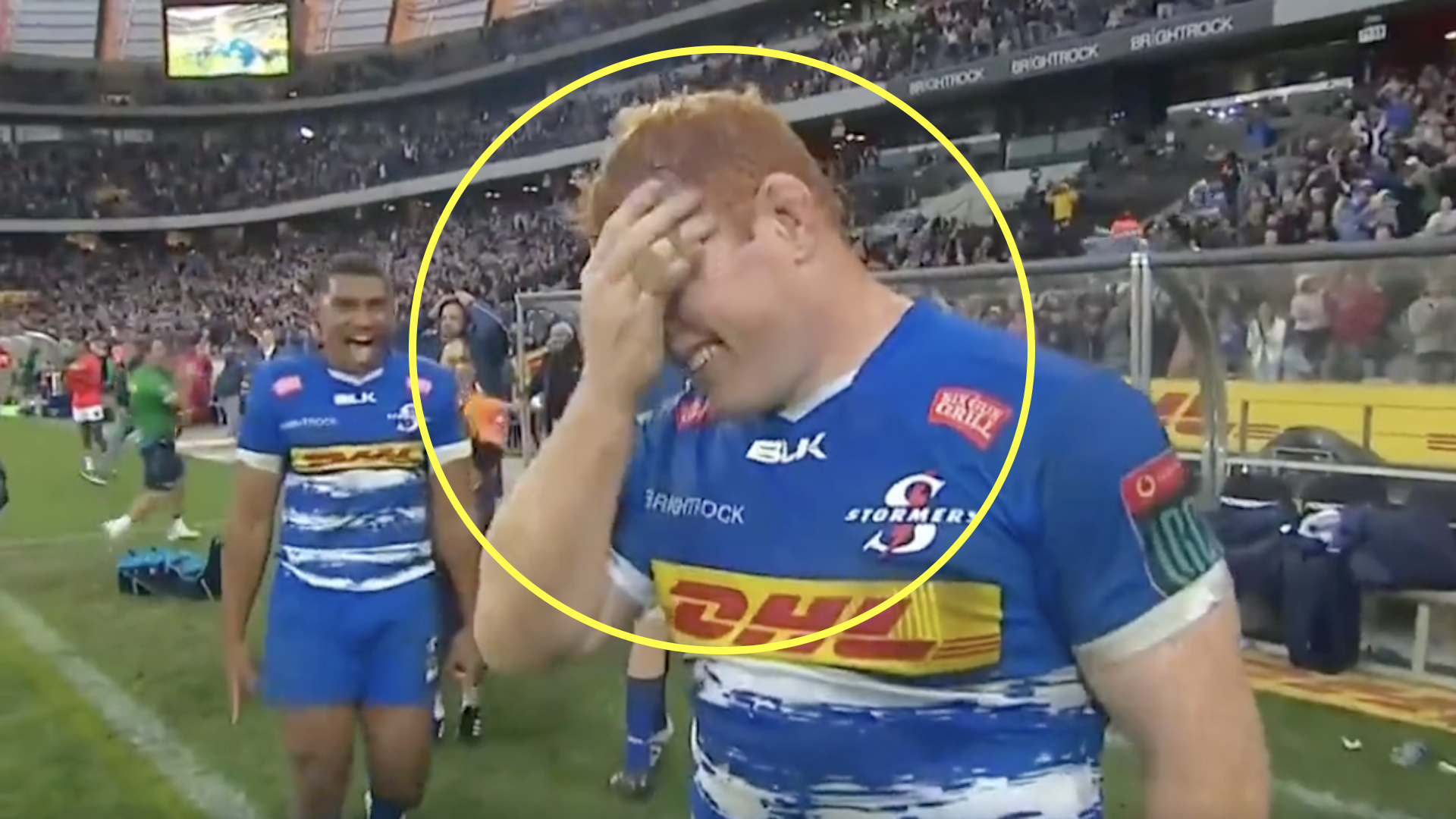 WATCH: Behind the scenes view of Stormers bench celebrating epic Dayimani assist