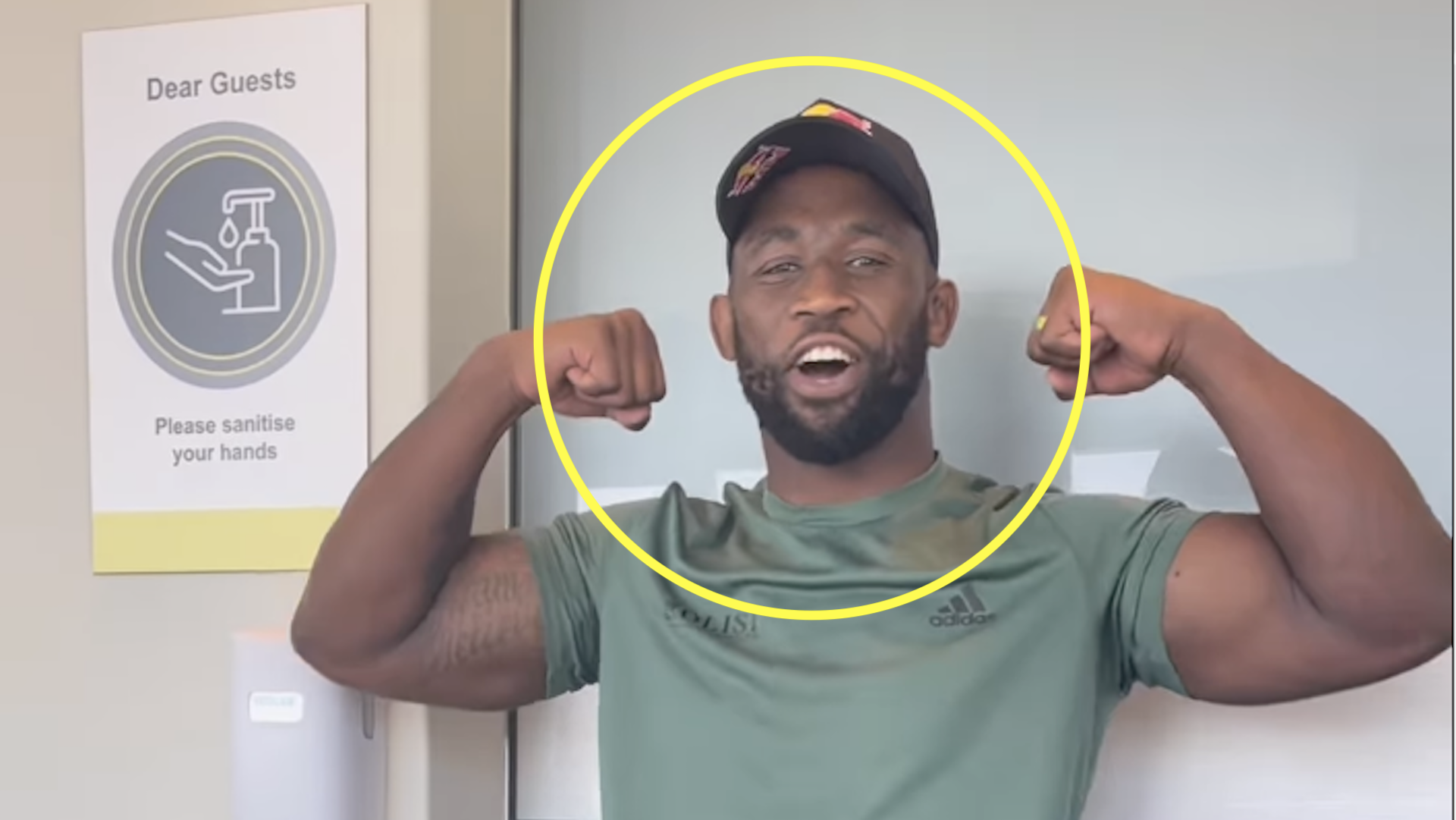 Springboks captain Siya Kolisi hits the gym just days after major knee surgery
