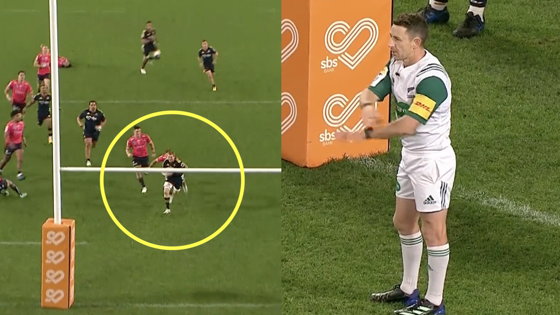 'Out of this world': Wallaby fullback manhandles 101kg flanker to save try