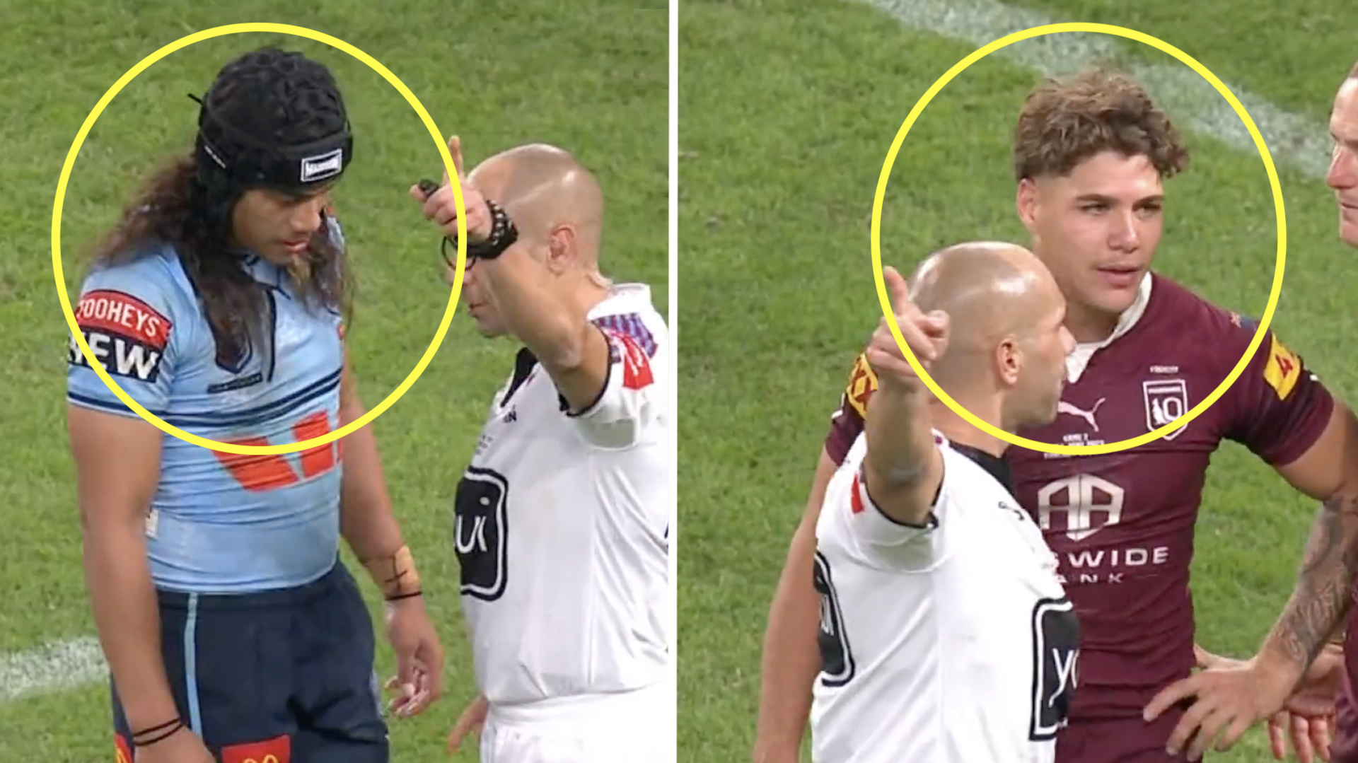 State of Origin descends into chaos with triple sending off in final seconds