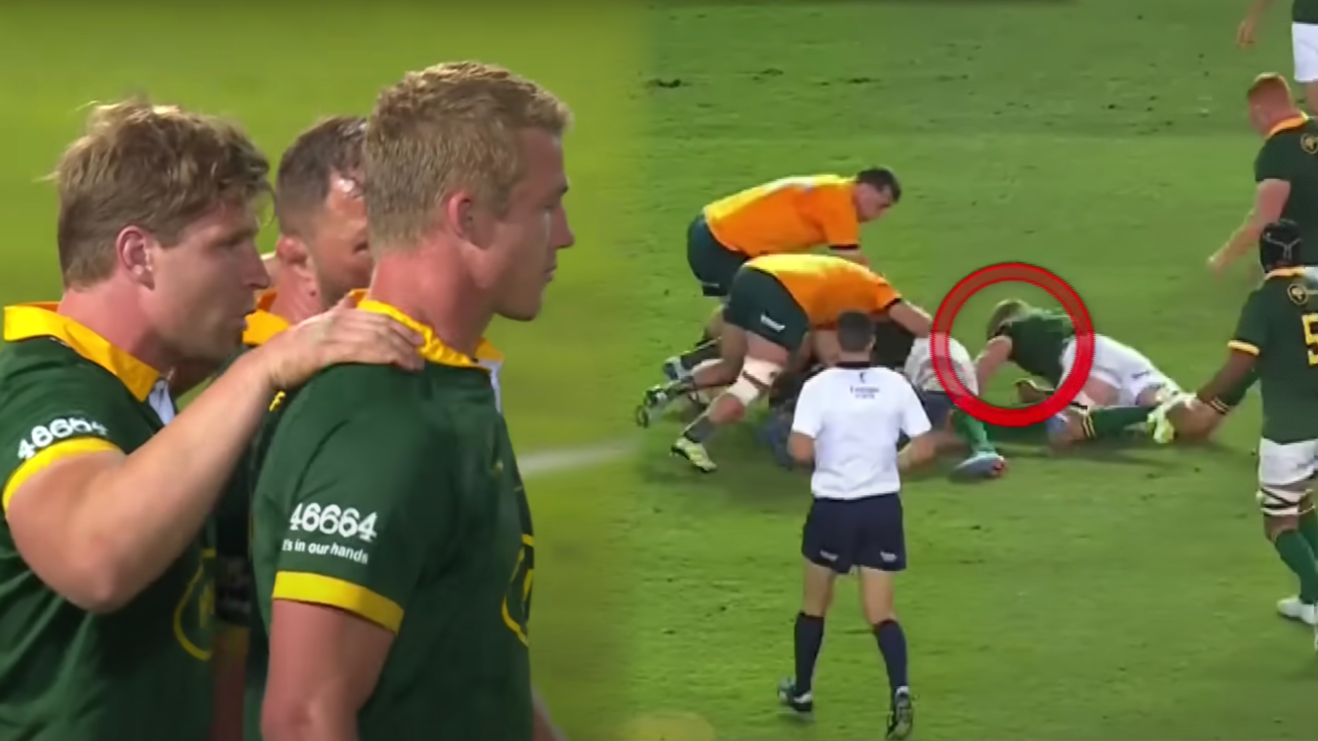 Springbok victory brought into question as clear red card for talisman is missed
