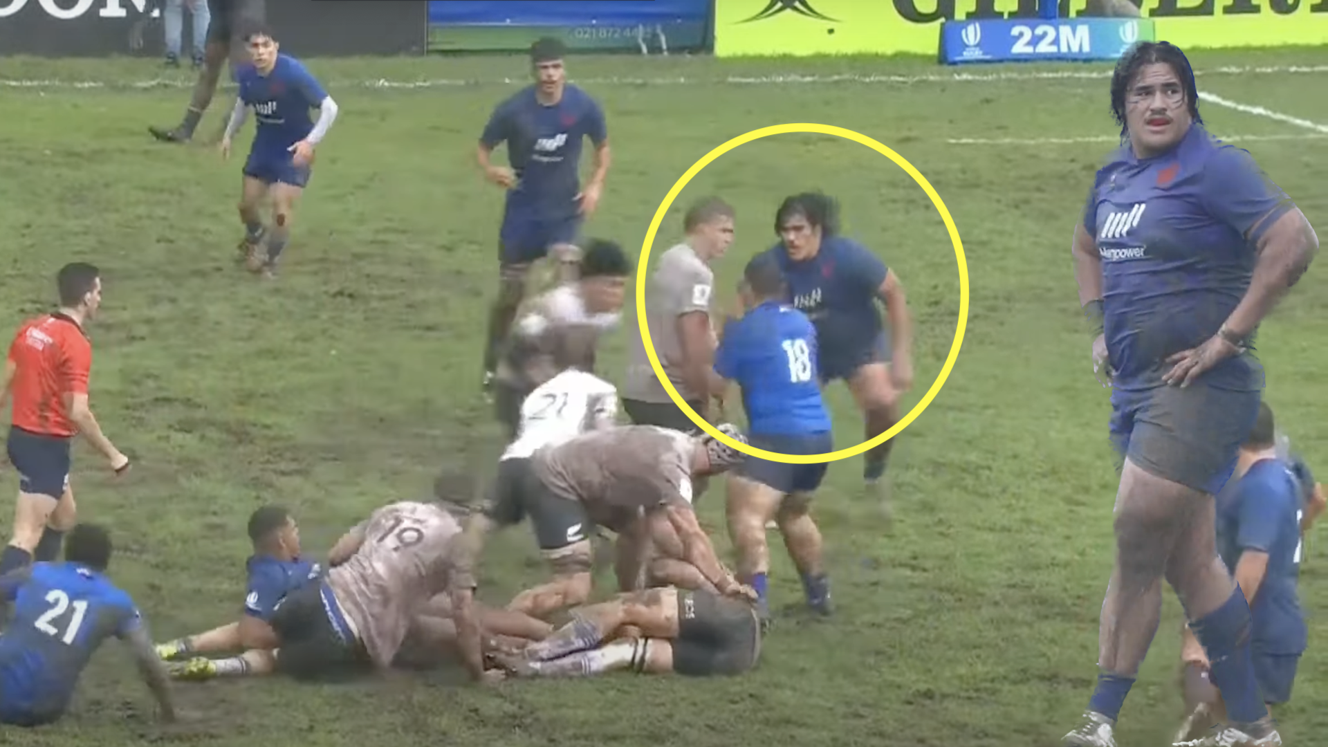 Brutal mismatch leaves Tuilagi crushing New Zealand player 50kg lighter than him