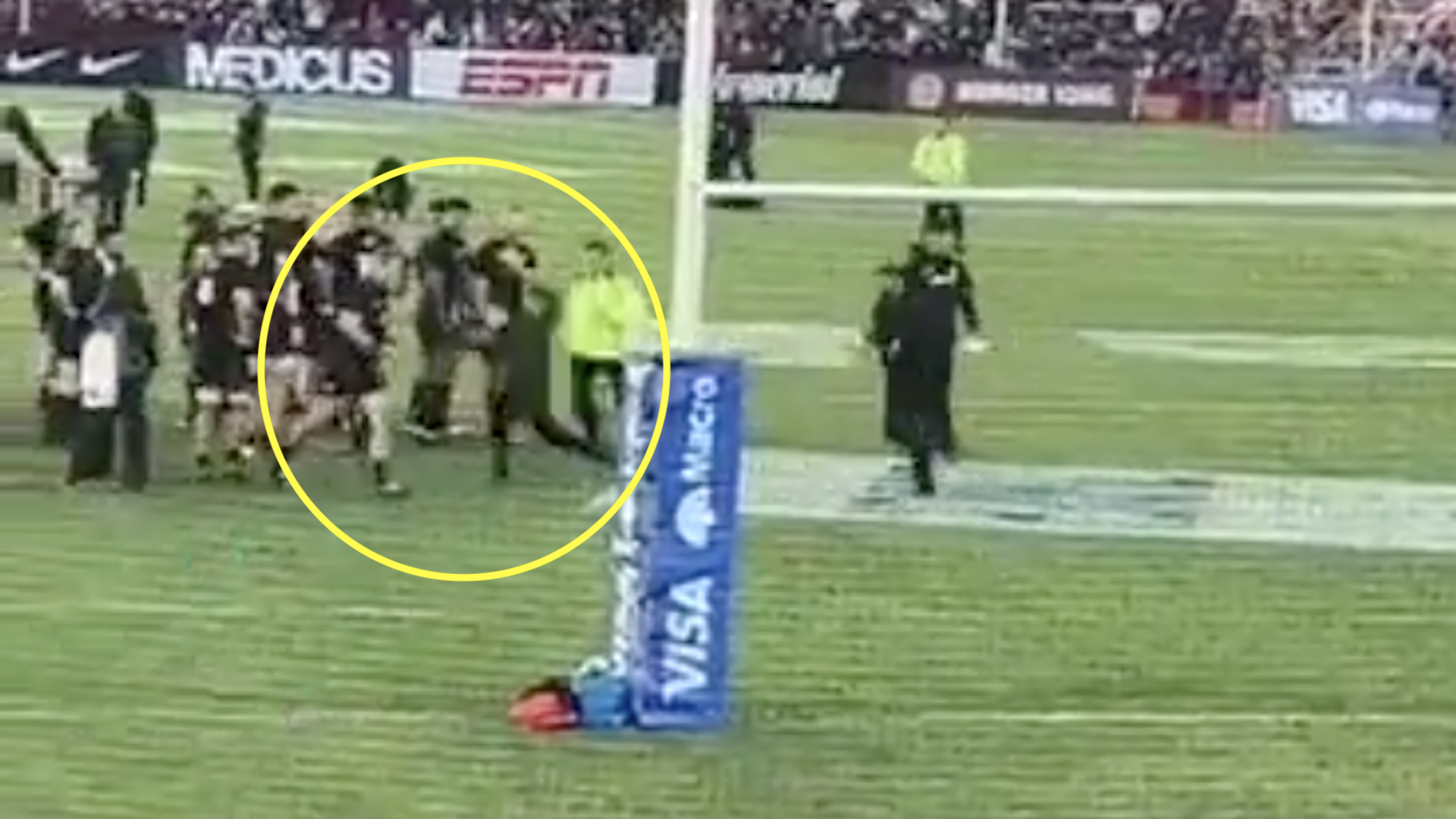 Shocking new footage shows All Blacks captain Sam Cane attack pitch invader