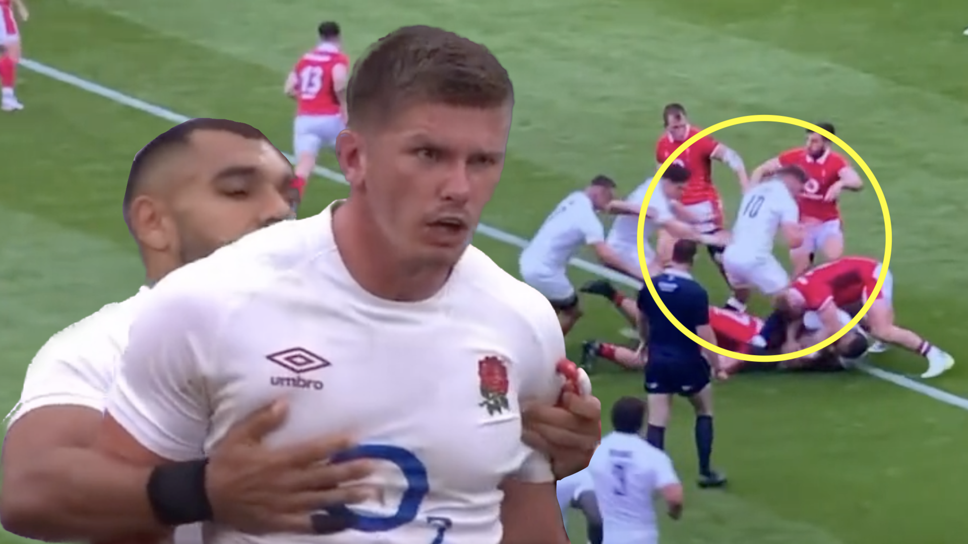 Owen Farrell in yet more trouble as fans call him out for another 'grub act'