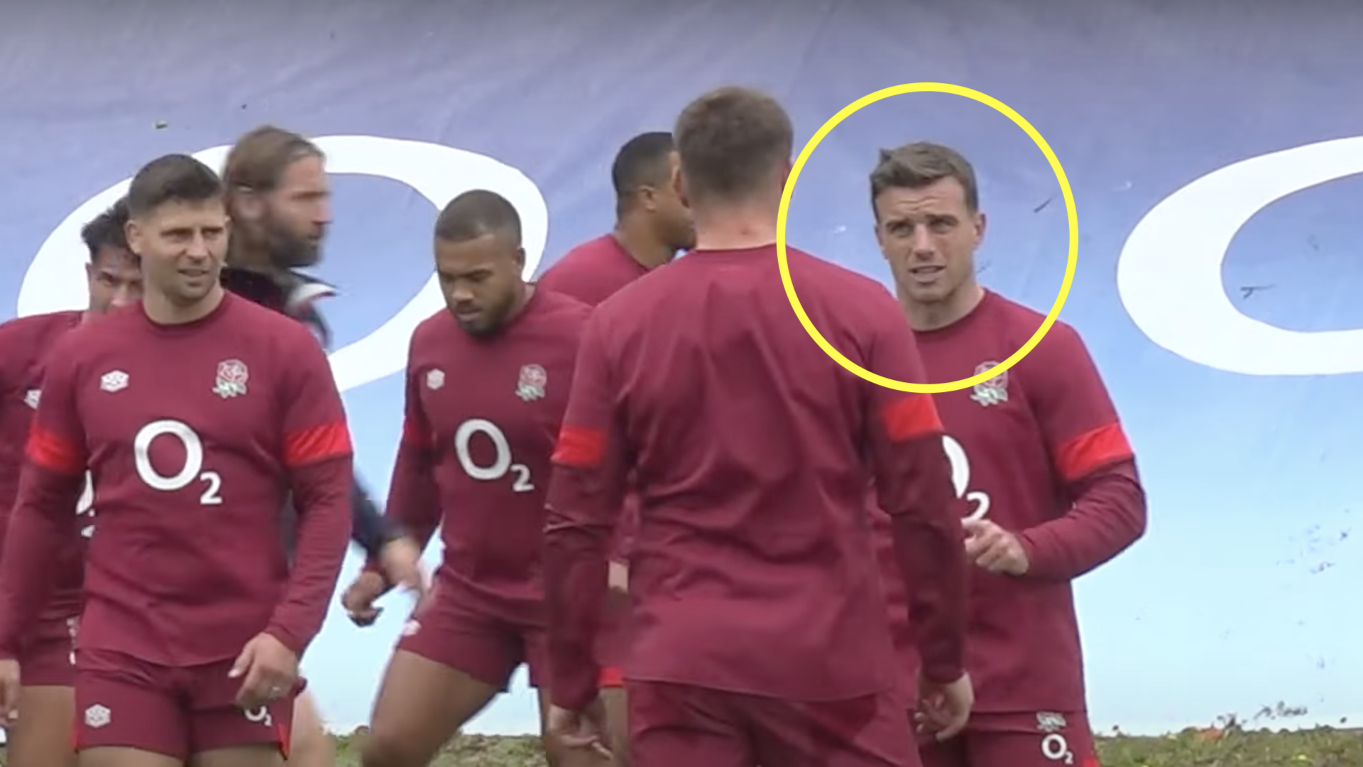 Owen Farrell's teammate makes major radio slip-up after red card is overturned