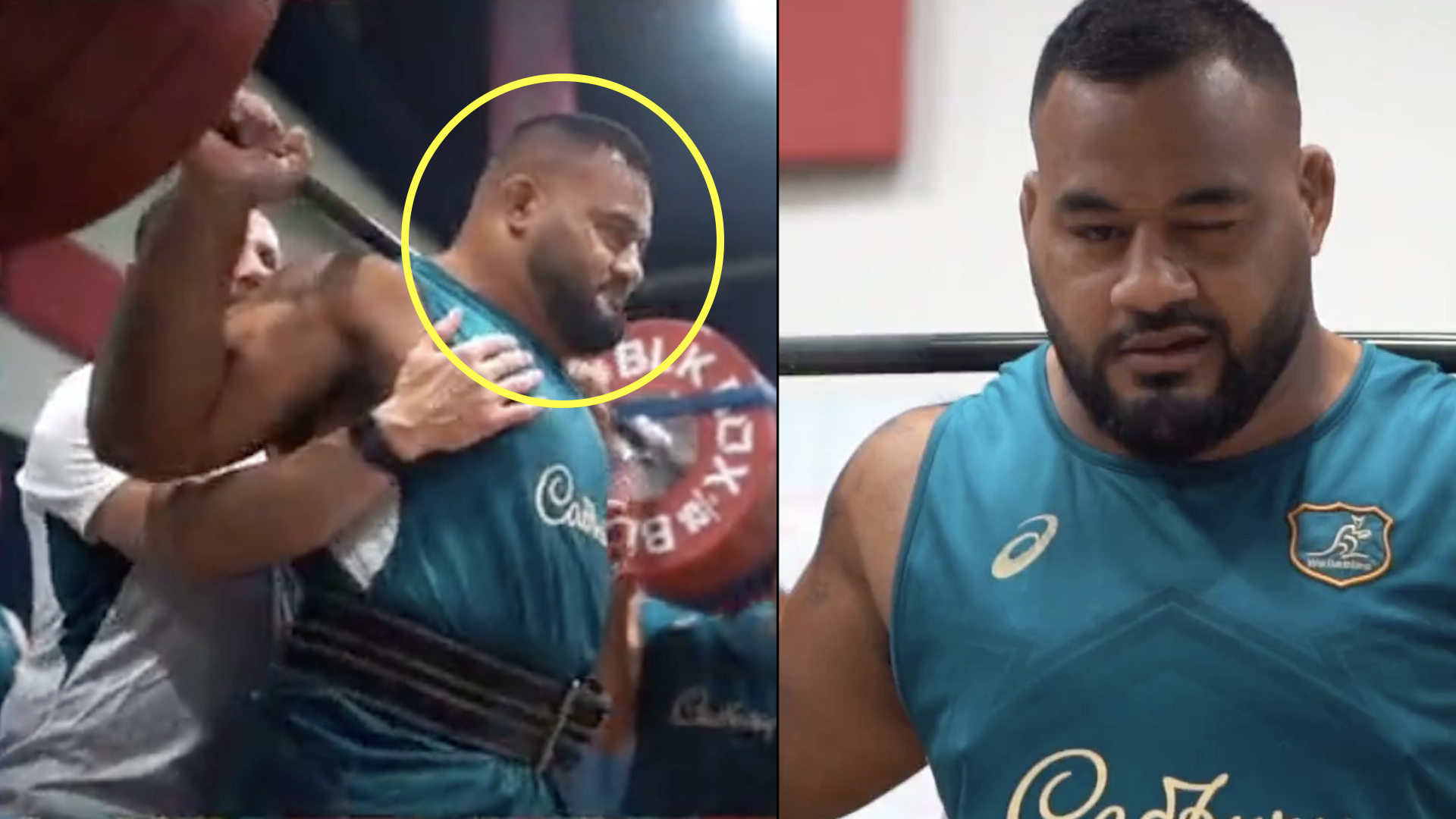 Taniela Tupou makes case for being the strongest rugby player in the world