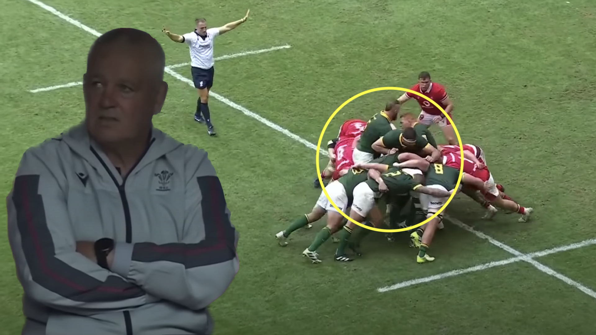 Wales lock goes to disturbing lengths to stop Springbok maul